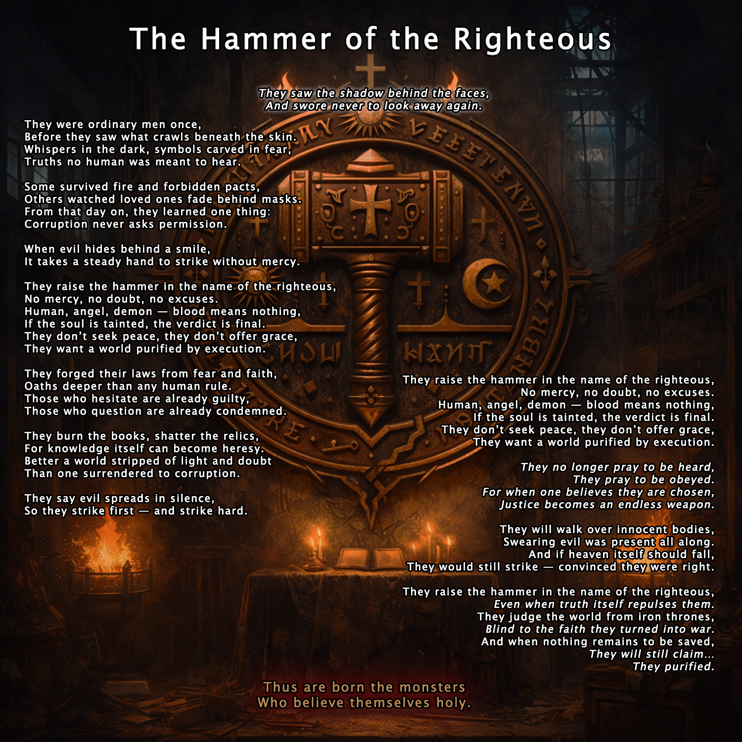 Parole de : The Hammer of de Rightous